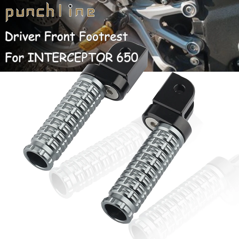 Fit Interceptor 650 predné kolíky vodiča pre kontinentálne 650GT GT 650 Hunter 350 Rider Footrets Pedály