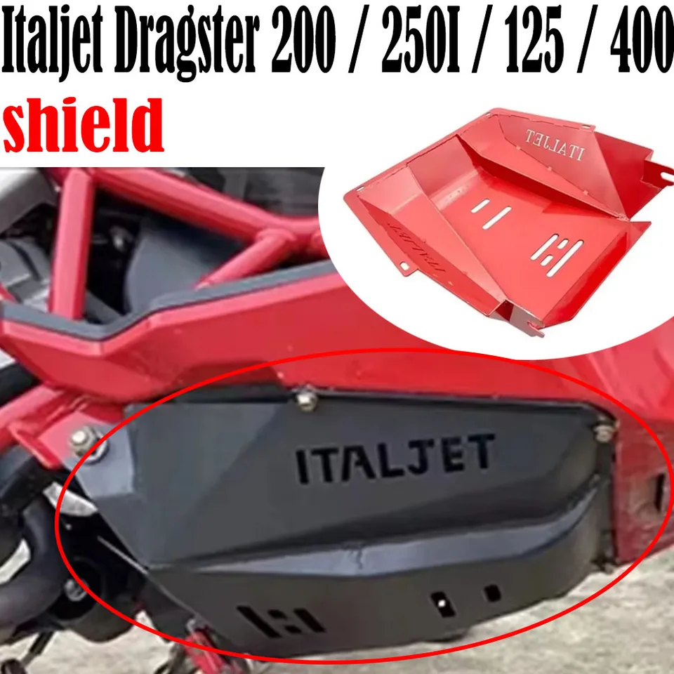 Fit ItalJet Dragster 200 Príslušenstvo ochranný kryt motora Ochrana motora pre ItalJet Dragster 200 / 250i / 125/400 Nový