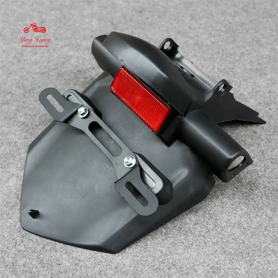 Fit na roky 2004 - 2010 Yamaha FZ6 FZ6N S Motocykel zadná pneumatika Fender Licencia Licencia Čísla Light Rám Držiteľ 2005 2007 2007 2008 09
