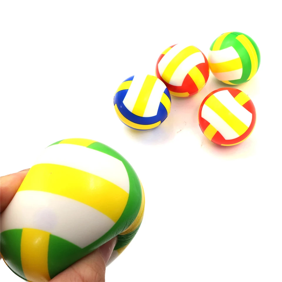 Fitness gule 6,3 cm priemer mäkká penová guľôčka zápästie Cvičenie Stres Stláčanie futbalového darčeka hračka Stres reliéf pena Bal Kid