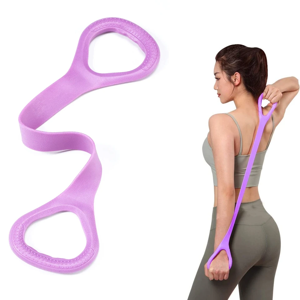 Fitness Workout Resistance Band Arm Zadné rameno Cvičenie Elastické výcvikové pásmo jogy pilates Fyzická terapia Zariadenie