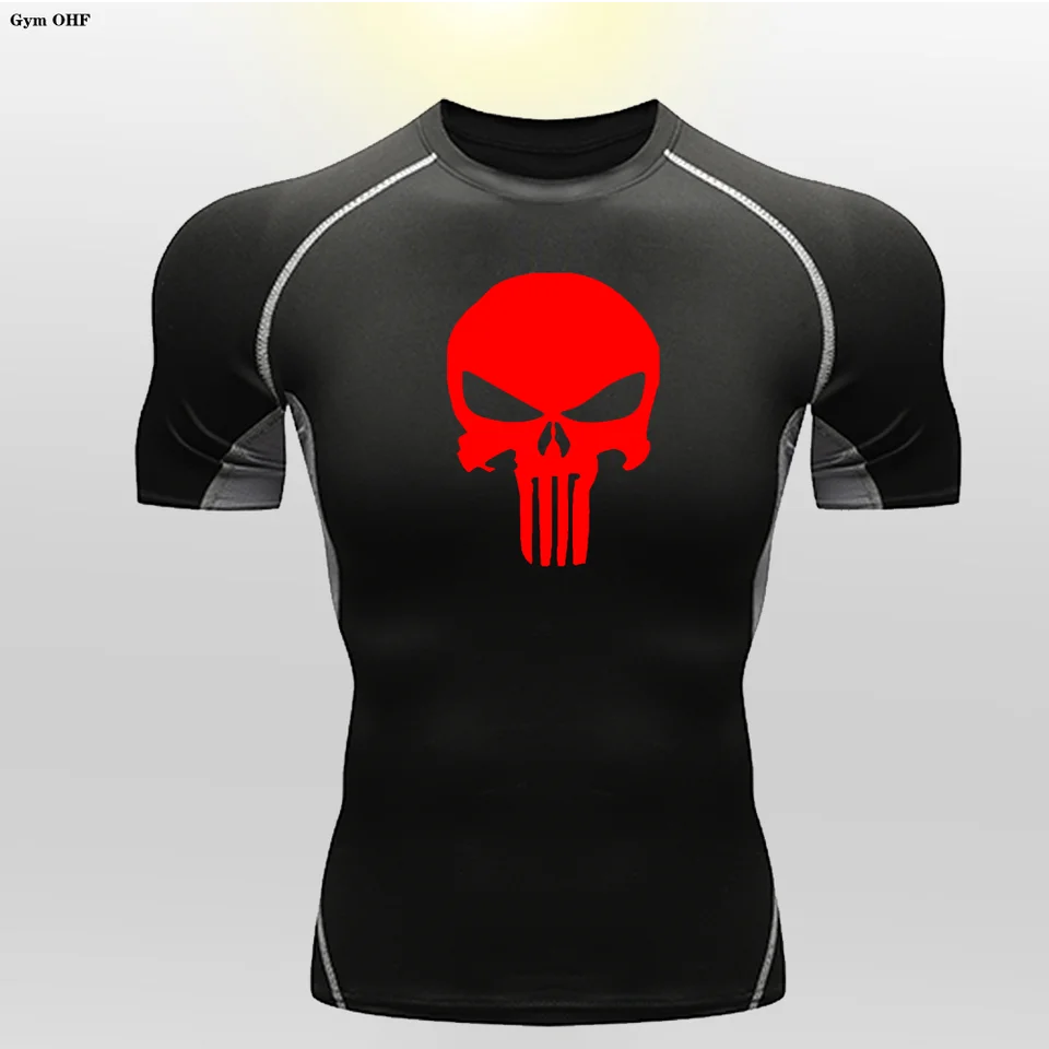 Fitnessgymt košeľa deti rýchlo suché bežecké košele Kompresia košele deti Rashguard Workout Sport Strávne rukávy Summer T-shir