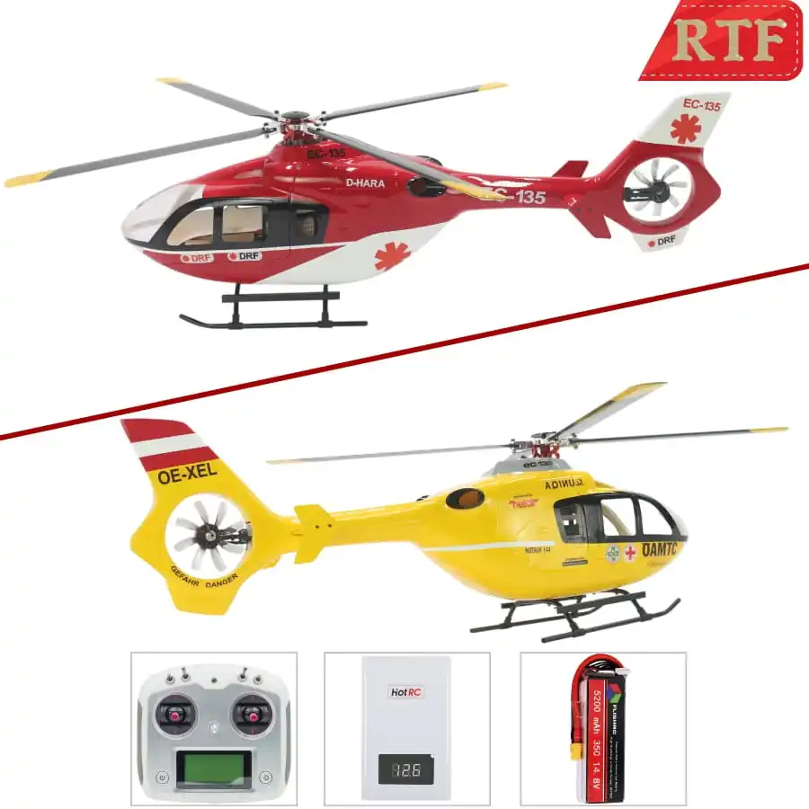 FL450 V2 FLISHRC EC135 450 VLASTNÍCTVO VLASTNÍCTVO 6CH GPS s H1 Flight Control RTF FLISHRC RC HOWBY HELICOPTER, Outdoor Fun