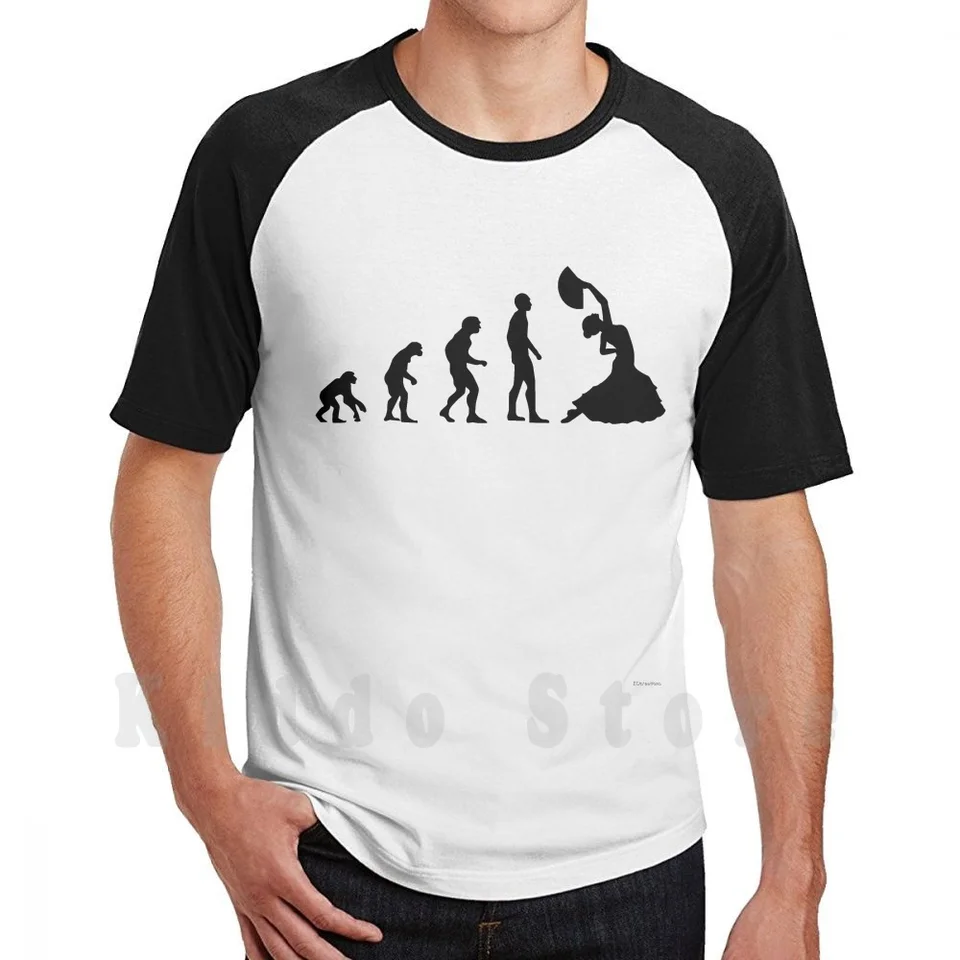 Flamenco Dancing Evolution-Funny Flamenco Outfit & Gift for Flamenco Dancer-Flamenco Sukňa šaty kostýmy Tieň