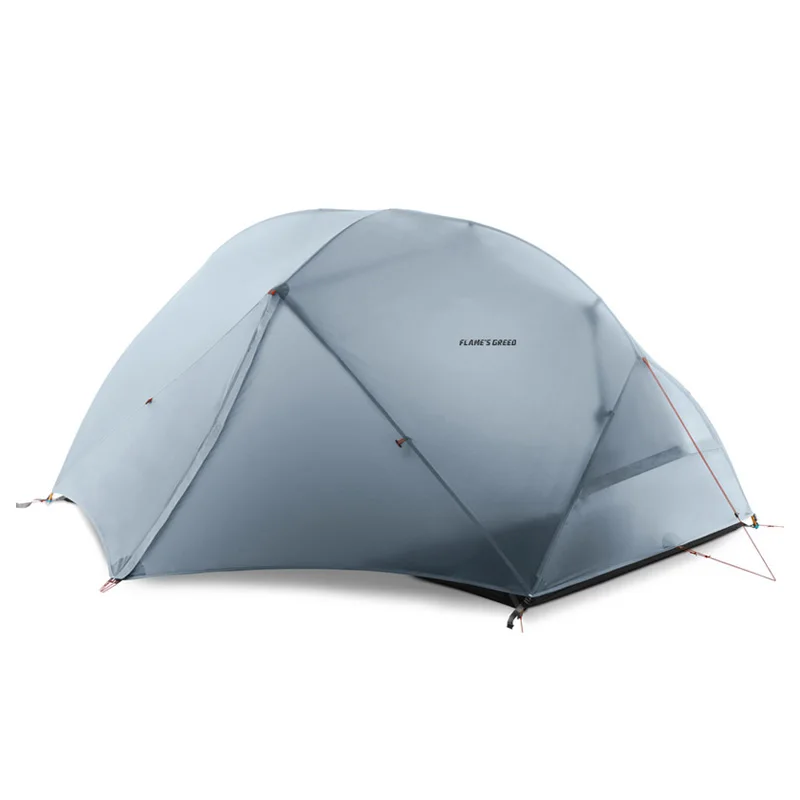 Flame's Creed 2 osoby Backpacking Stan Outdoor Camping 4 Season Winter 15D stan dvojvrstvový vodotesný prežitie turistického prežitia