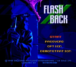 Flashback 16bit MD Game Card pre SEGA Mega Drive pre Genesis System