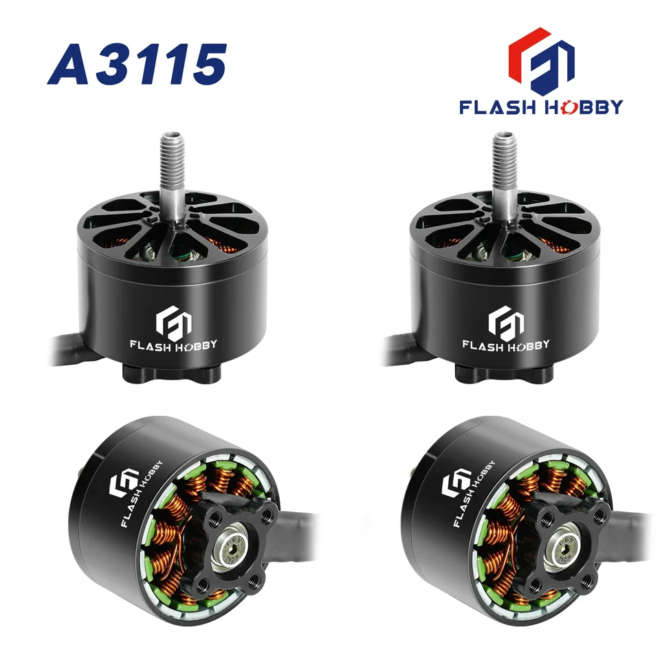 Flashhobby A3115 3115 900kV bez kefy Motor 6S LiP pre RC FPV freestyle 9inch 10 palcov na dlhé dosahy DRONE DIY diely