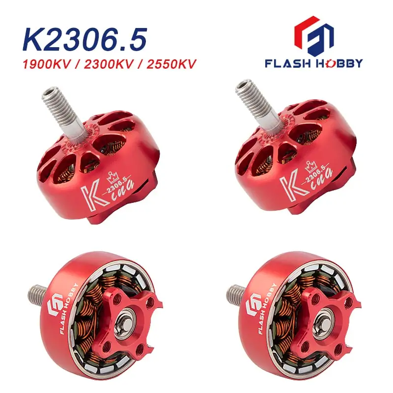 Flashhobby K2306.5 2306 1900KV 2300KV 2550KV Brushless Motor pre RC Modely Multicopter Suver Part ACS