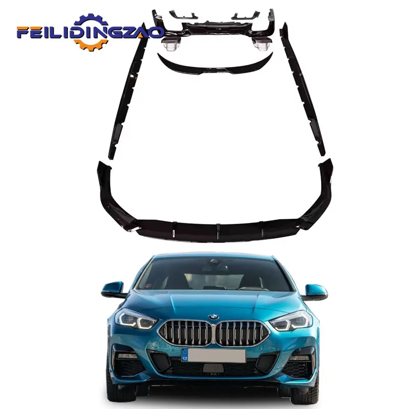 Fldz F44 MP Black Knight Body Kit Sit predné pery bočné sukne Zadný difúzor Výfukové potrubia Zadný spojler pre BMW 2 Series F44
