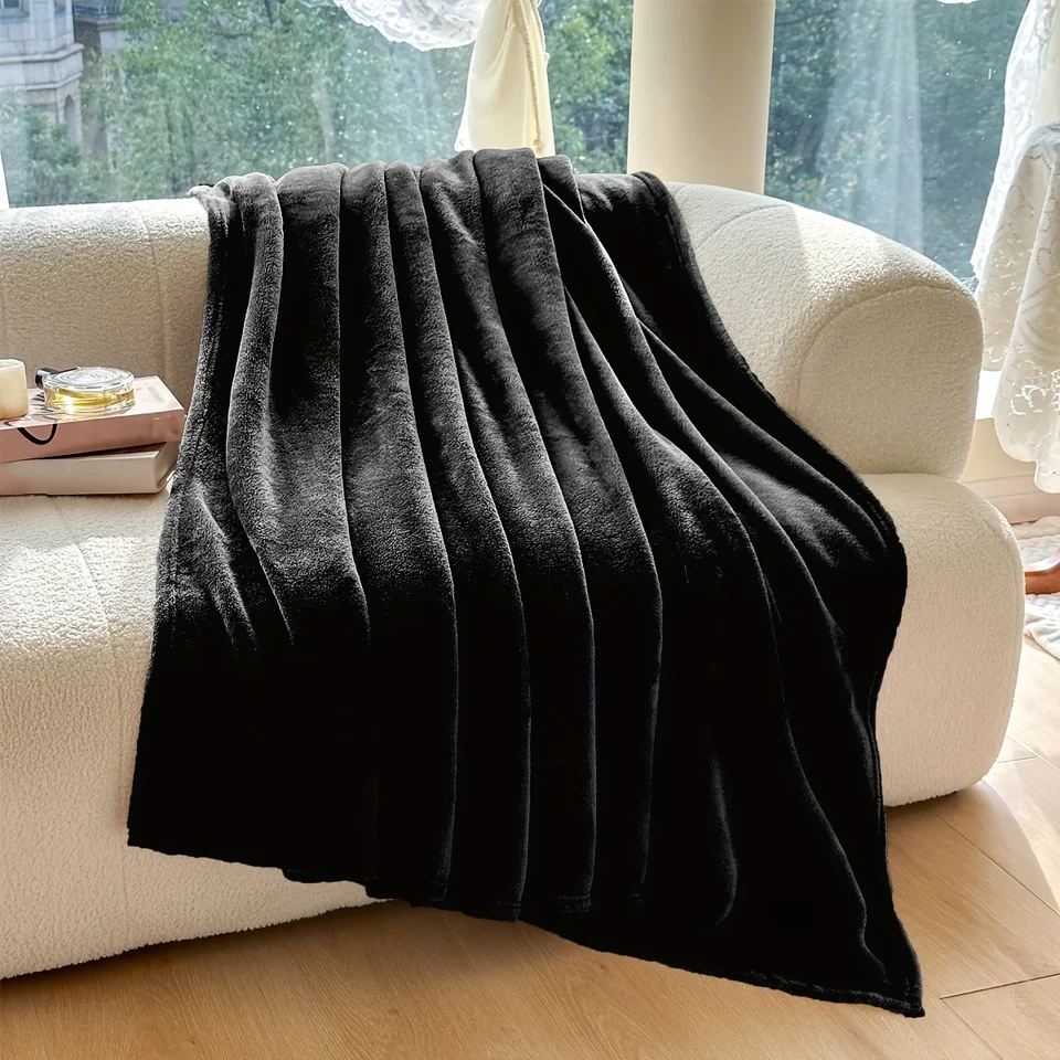 Fleece flanel hodí prikrývka super mäkká a útulná luxusná farebná posteľ pre gauč cestovné prikrývky prikrývka prikrývka