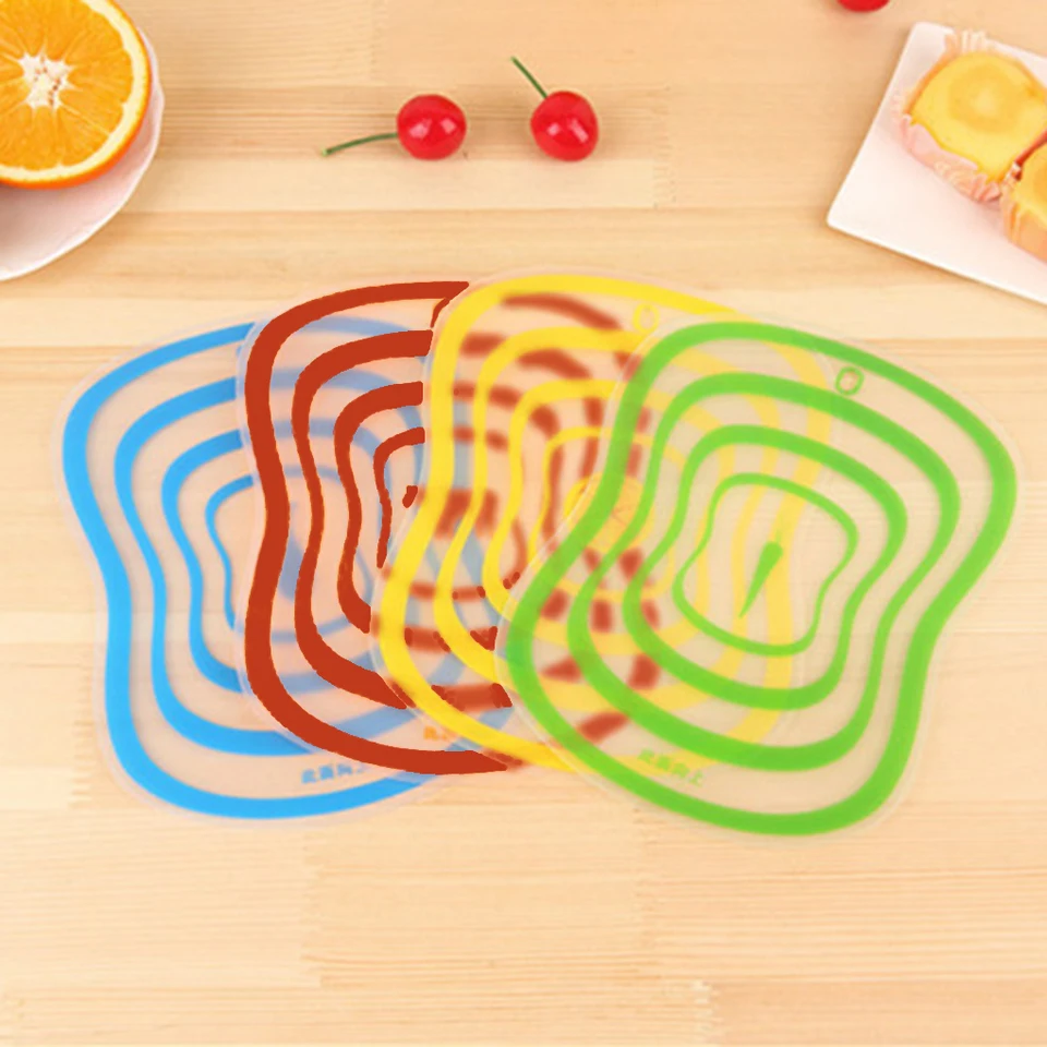 Flexibilná priehľadná rezacia doska Kuchyňa PP Cutting Boards Classictification Board