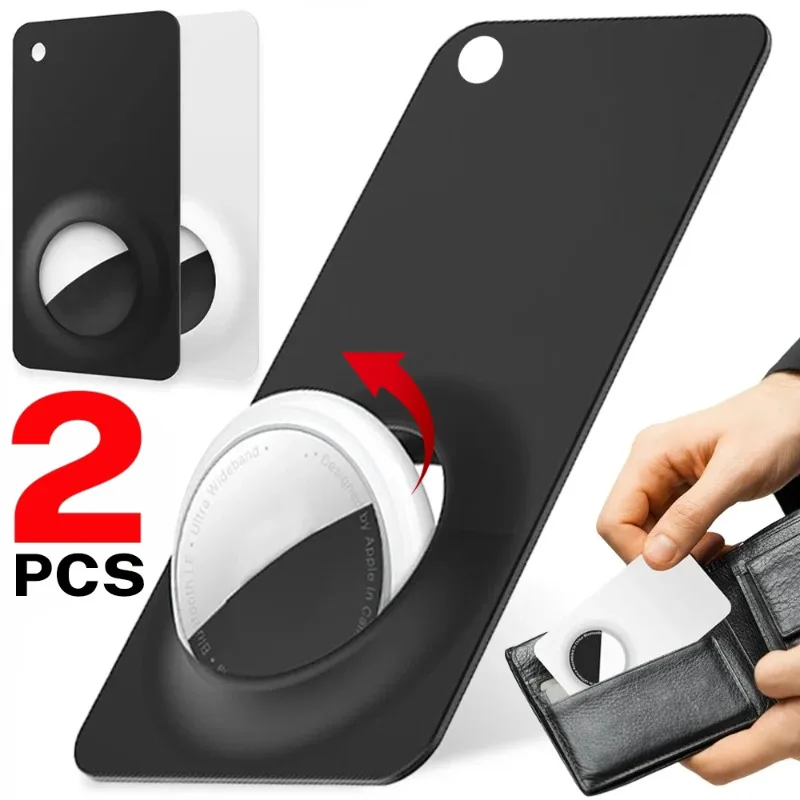 Flexibilné puzdro pre kartu pre Apple Airtag kreditná karta veľkosti držiteľa peňaženky pre vzduchové značky prenosný ultra tenký ochranný kryt