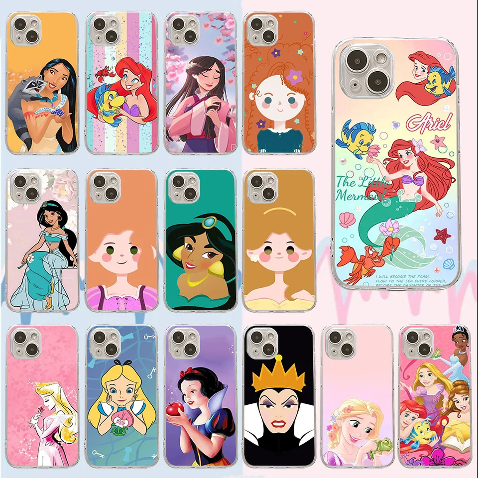 Flexibilné puzdro TPU pre Moto Edge 20 30 S30 40 NEO Ultra 50 G50 G60 G200 E22I Fusion Lite Pro WX-17 Disney Princess