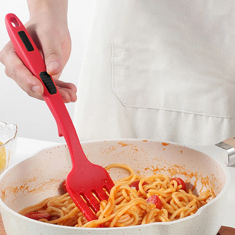 Flexibilné varenie riadu Multifunkčný špagetový server Silikónový vidličkový šalát Whisking