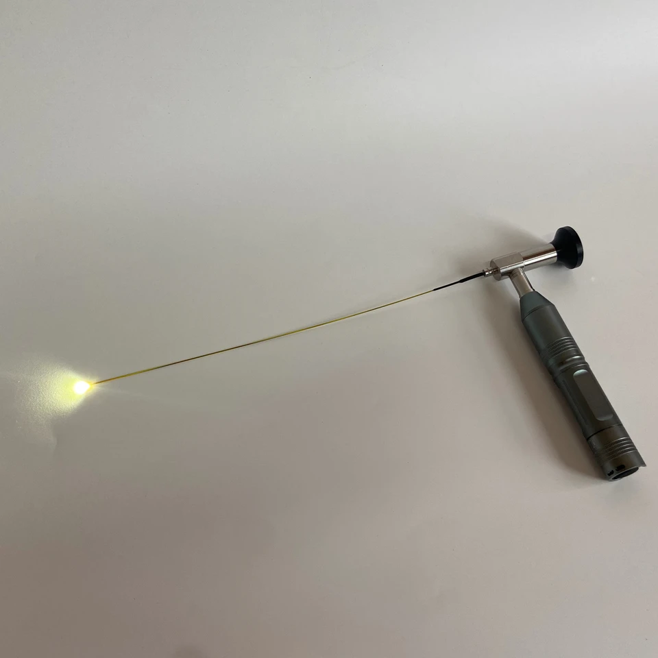 Flexibilné vlákna z optického vlákna s 0,8 mm mini ultra tenký priemer, dĺžka sondy 850 mm, nastaviteľné LED svetlo