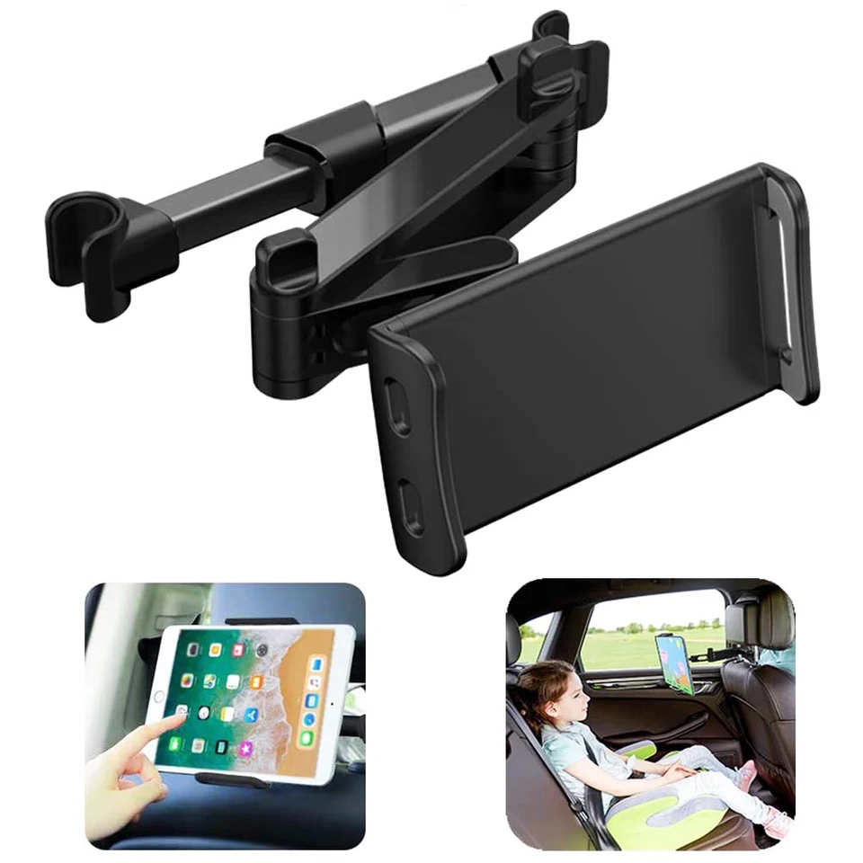 Flexibilný 360 stupňov Otáčanie pre iPad vankúš na vankúš Mobilný telefón Držiteľ Tablet Tablet Stand Stol Sedadla hlavy Mount Držiak 4-11 palca