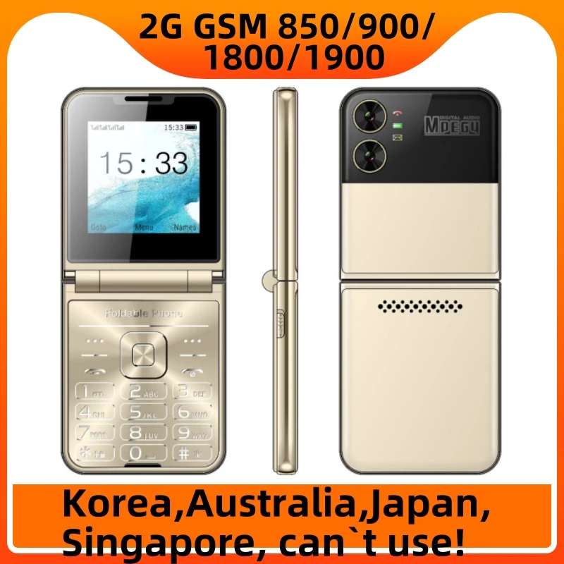 Flilo4 Lady Cover Sloble Flip Mobile Phone 2.6 