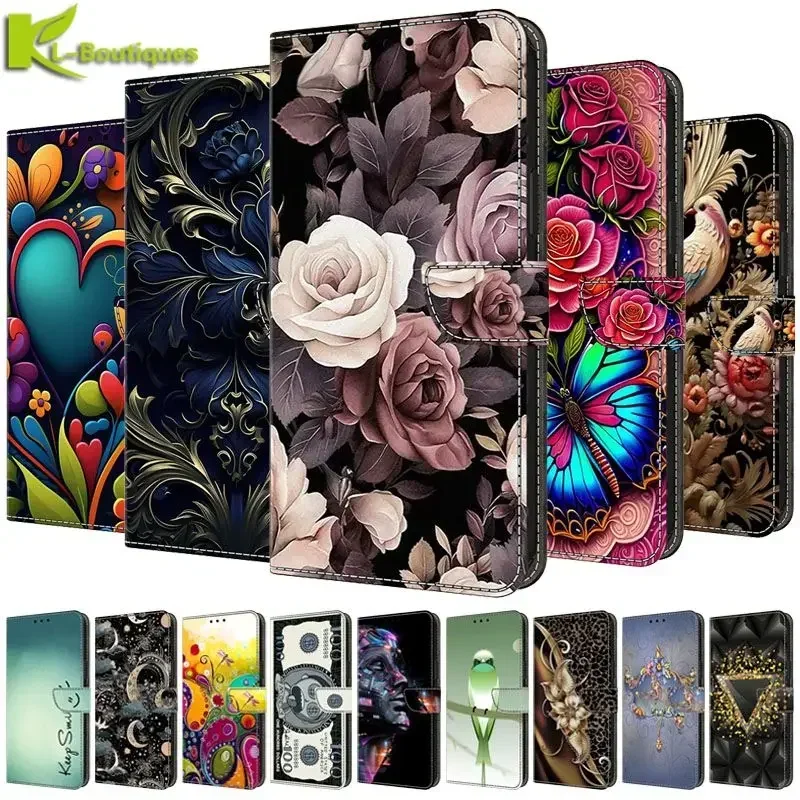 Flip Leath Case For Etui Samsung Galaxy A16 5G peňaženka pre fonda Samsung A16 A36 5G SM-A166B SM-A366B Cover Coque Coque Coque Coque