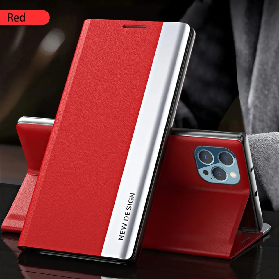 Flip puzdro pre iPhone 15 14 6 6s 7 8 plus 11 Pro Max 12 13 Mini x xs xr SE 2022 Luxusné stojanové knihy Cover Telefón Magnetická taška