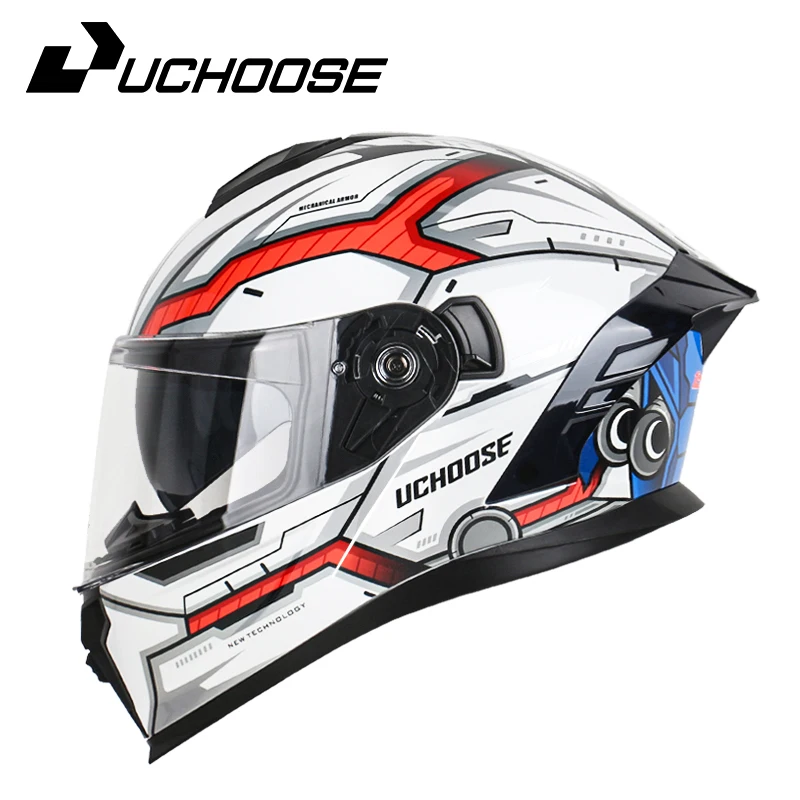 Flip Up Motorcycle Helma Double šošovky Modulárna preklopná plná tvár prilba vysokej kvality DOT schválená Moto Cascos MotoCallistas