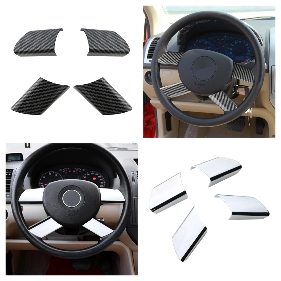 Flitre pre panel na volant pre volant pre Volkswagen VW Polo 2003-2007 FOX 2004-2007 ABS STRECTIS OCCE DECORÁCIA ČASŤ