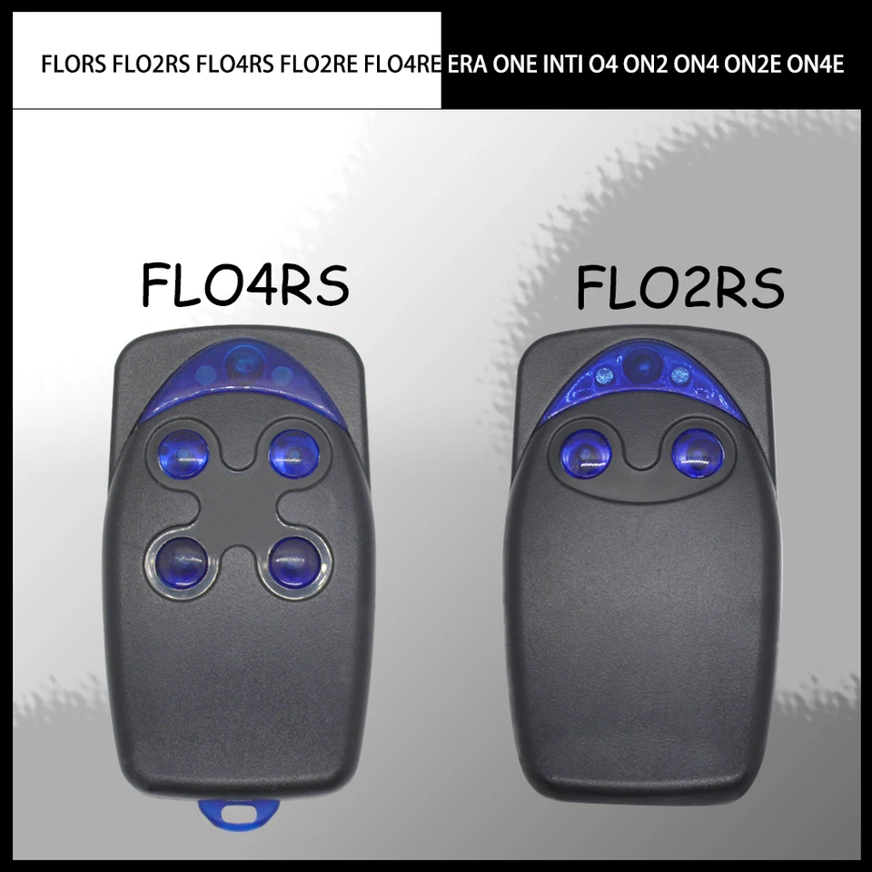 FLORS FLO2RS Flo4rs Flo2reflo4re ERA ONE INTI ON2 ON2 ON4ON2E ON4E 433.92MHZ Rolling Codeelectric Garage Diaľkové ovládanie garáže