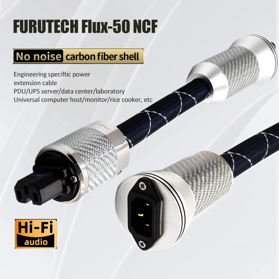 Flux-50 NFC Top End Performance In-Line Filter Filter Filter 30 cm/OEM Zlaté a (alfa) Nonmagnetický konektor FI-50R NCF