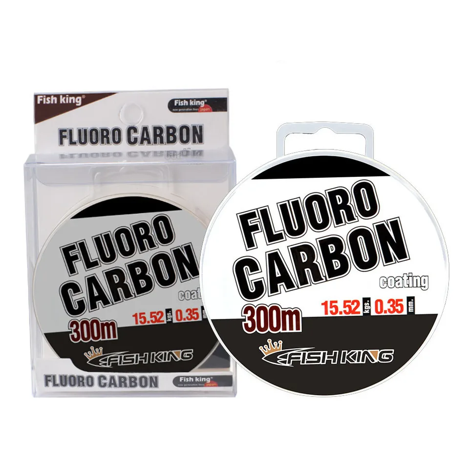 Fluórované fluórované rybárske linky s plným umývadlom 300 m 0,30 mm-0,50 mm 100% monofilový kapr
