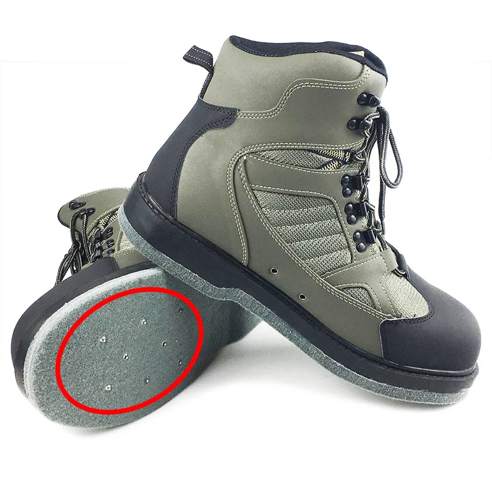 Fly Fishing Waders topánky Fakt podrážky nechty Aqua proti prúdu poľovnícke tenisky brodenie batožinky priedušné rockové športové noslip pre nohavice unisex
