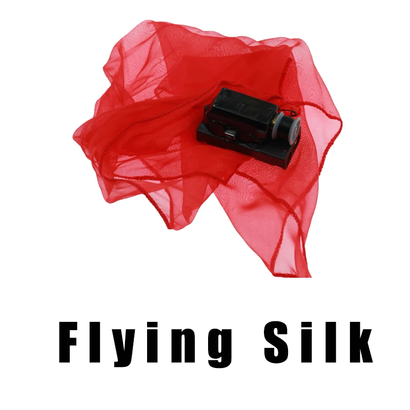 Flying Silk - pódiové rekvizity triksové elektronické zariadenie pre hodvábne magické triky kúzelník Close Up Up Magie Illusion Accessory