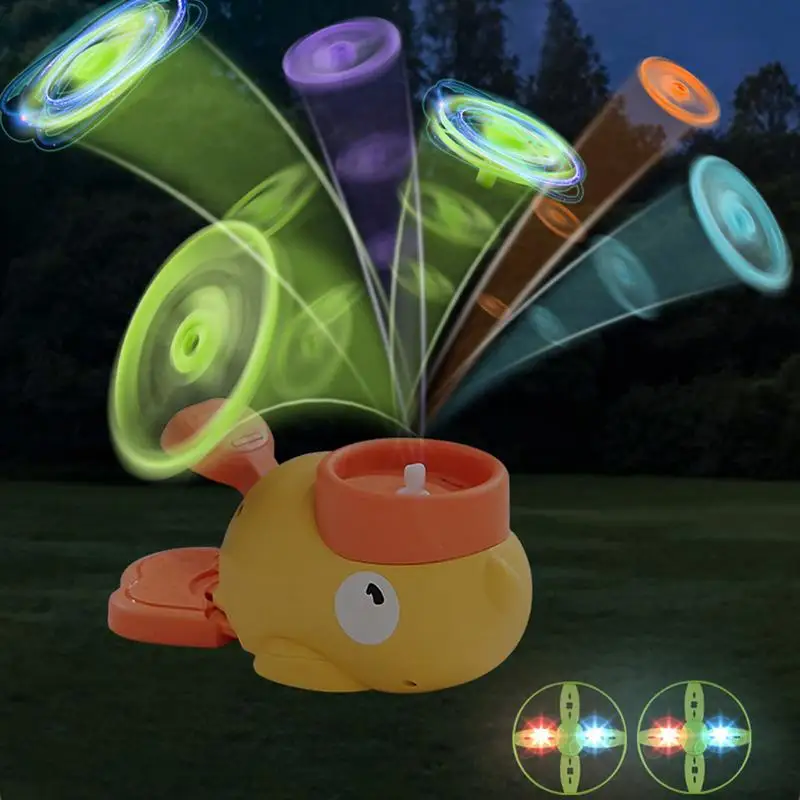 Flying Toys Disc Strelci Duck Launcher Toy Kit Krok-on Flying Saucer Taunt Hračky set outdoor hračky Flying Saucer Pop Flying Toy