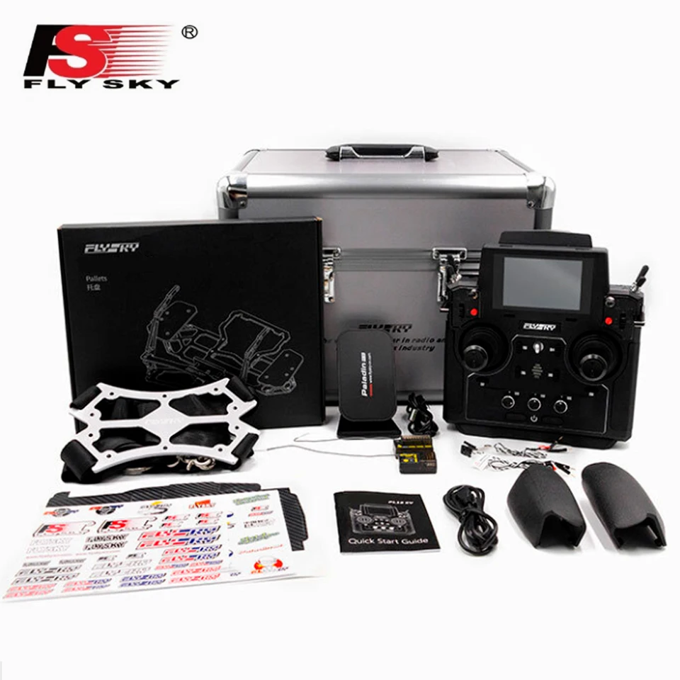 Flysky 2,4g 18Ch EV Venovter 5D Hall Sensor Gimbals Všetky AFHDS 3 prijímače 3,5 palca TFT dotyk