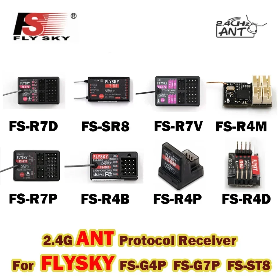 Flysky 2.4g Ant Protokol prijímača PWM Single Anténa FS-R7V FS-R7D FS-SR8 FS-R7P FS-R4P FS-R4D-ESC FS-R4M pre FS-G7P G4P ST8