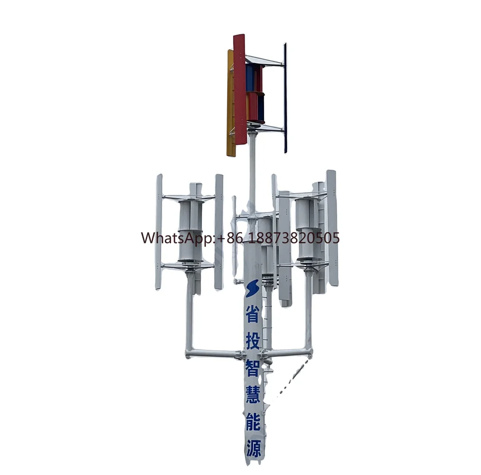 Flyt Automatic Windward 3KW 5KW 10KW 20KW 30 kW 50 kW Vertikálna veterná turbína Generátor 48V 96V 120V 220V 380V 600V