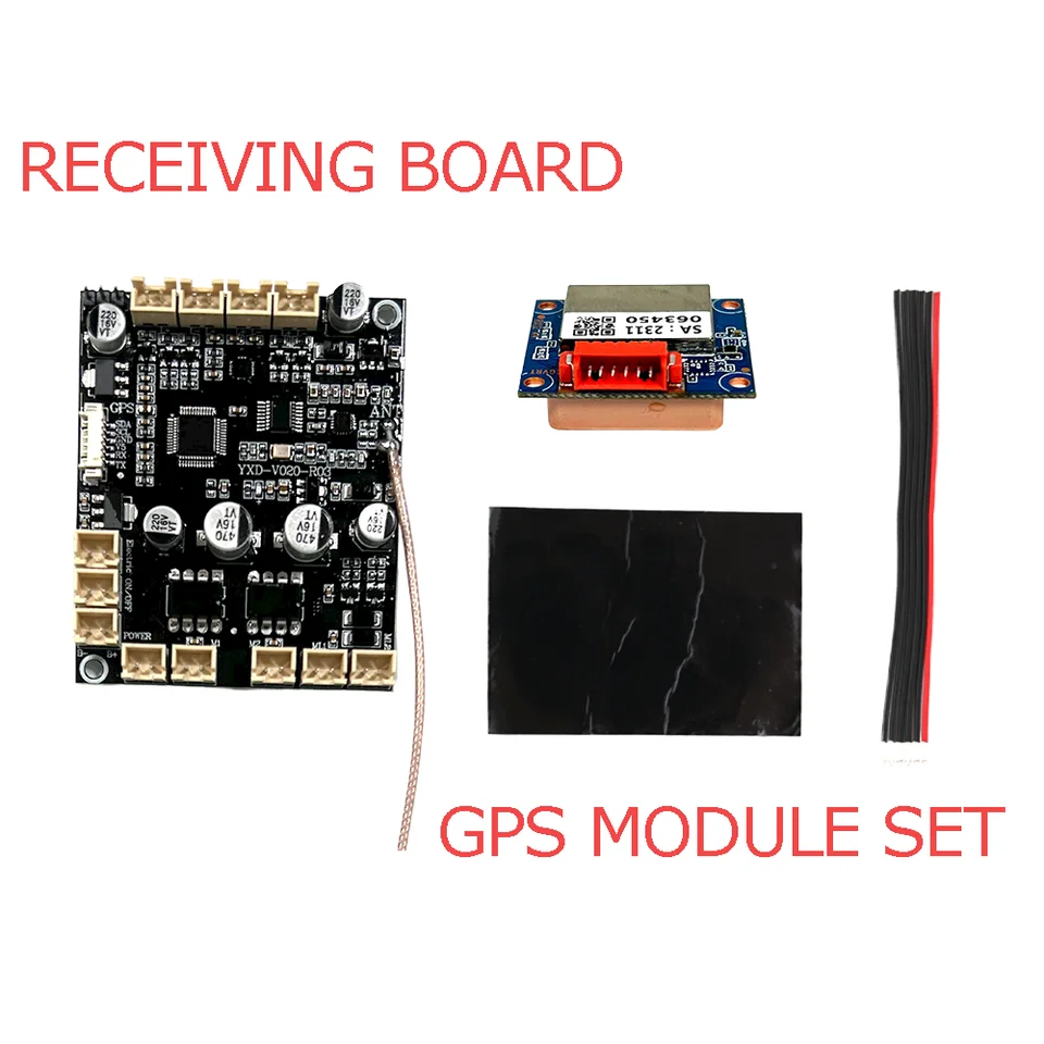 Flytec Oficiálny originálny obvodový doska GPS Sada sada prijímacích dosiek Náhradné diely pre Flytec GPS návnady V020 V900 V010