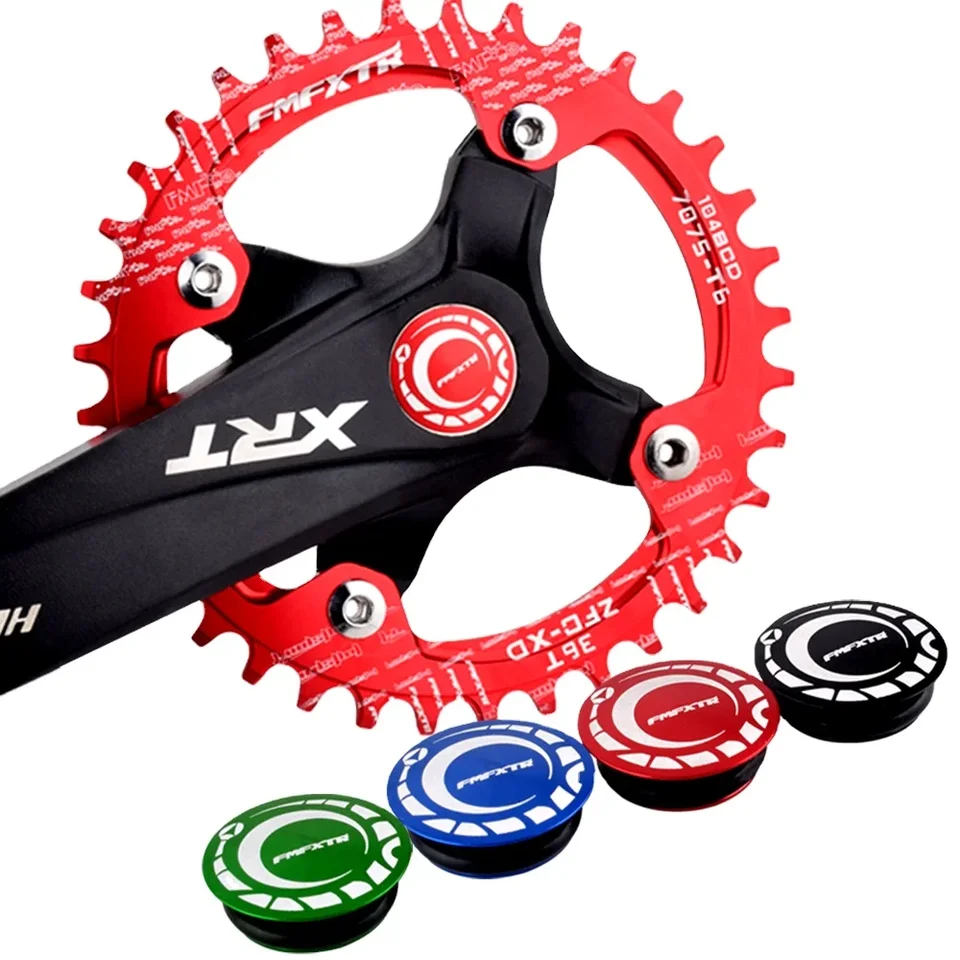 FMFXTR Mountain Bike Hollow Integrated Crankset Dust Cover, CRNC CRANS CRAND CRAND CRANS CRNC BB Hliníková zliatina 24-32T CN; GUA / GUA / GUA /