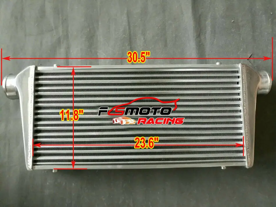 FMIC hliníkový medzichladník Universal 600 x 300 x 76 mm 3 