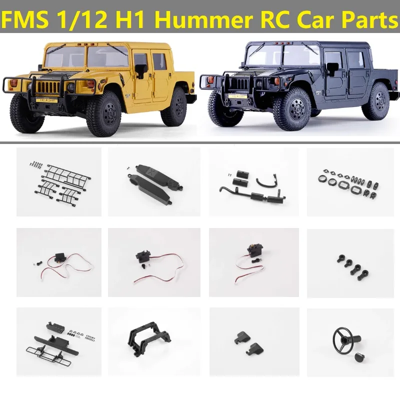 FMS 1/12 Hummer H1 RC Náhradné diely COLY HUB HUB HAFT Prijímač