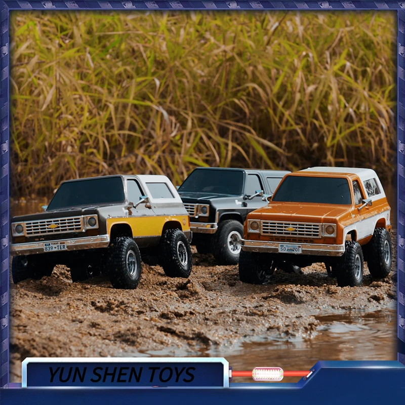 FMS 1:24 Chevrolet K5 Blazer Retro simulation Pickup Model RC Vzhľad na diaľkové ovládanie vozidla Model sviatok Darček
