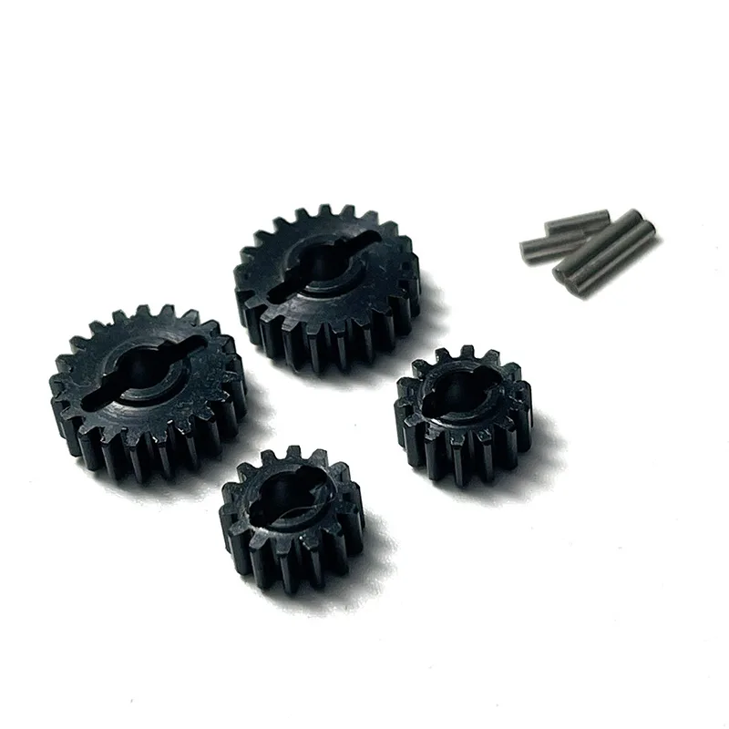 FMS FCX24 1/24 Xiaoqi CRUSHER R/C Kovové diely Predné a zadné nápravy Výstupné oceľové prevodové stupne