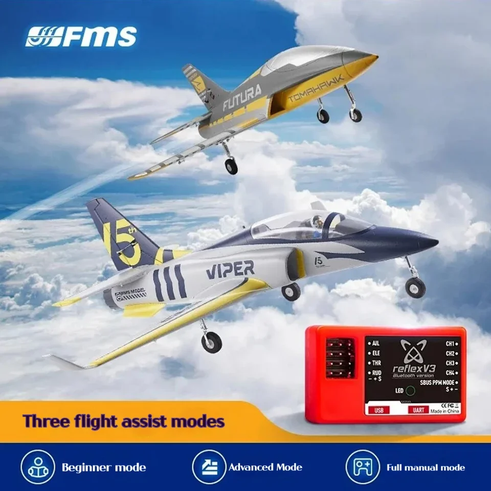 FMS RELEPLE V3 Flight Controller Gyro stabilizátor pre FMS RC RC Warbird 64 mm 70 mm 80 mm 90 mm EDF PREDNÁVOSŤ FITOVANÉ KRIDOVANIE