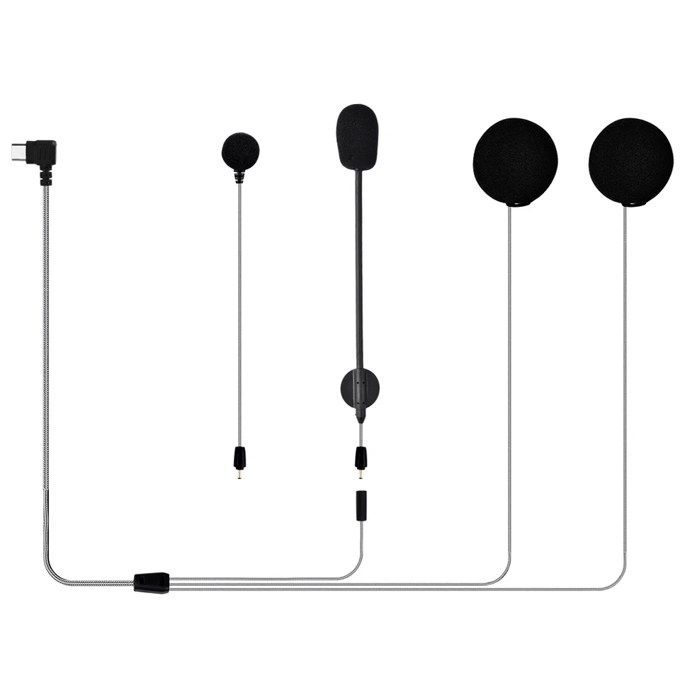 FODSports M1-S Plus SDE SADPON s mikrofónom iba pre M1-S Plus motocyklová prilba Bluetooth Intercom