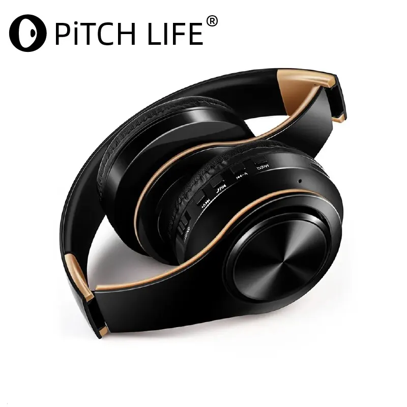 Fone de Ouvido Estéreo hifi para celular xiaomi iPhone e tablet Samsung, com bluetooth para música, fm e com suporte de cart? O