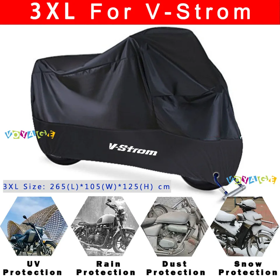 For SUZUKI V-STROM 800 DE 1050 DE Motorcycle Accessories Waterproof Outdoor Scooter UV Protector Dust Rain Cover