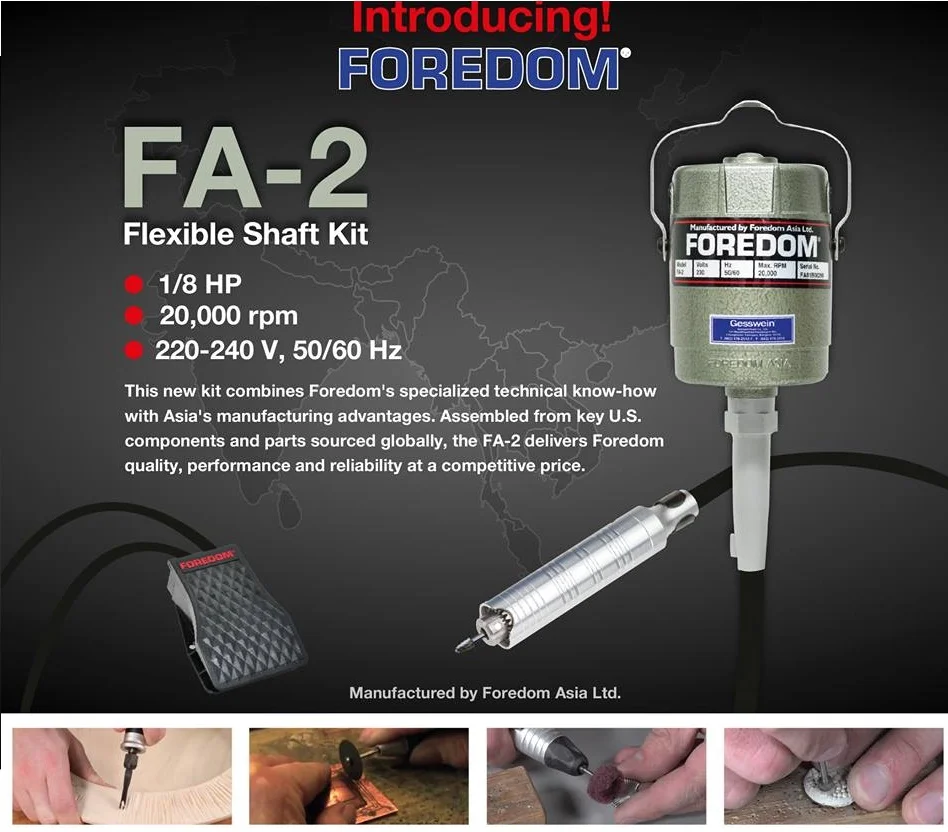 Foreedom CC30 Flex hriadeľ, zubný leštiaci motor, flexibilné hriadeľové hodinky gravírovanie vypaľovacie mletie rotačné náradie