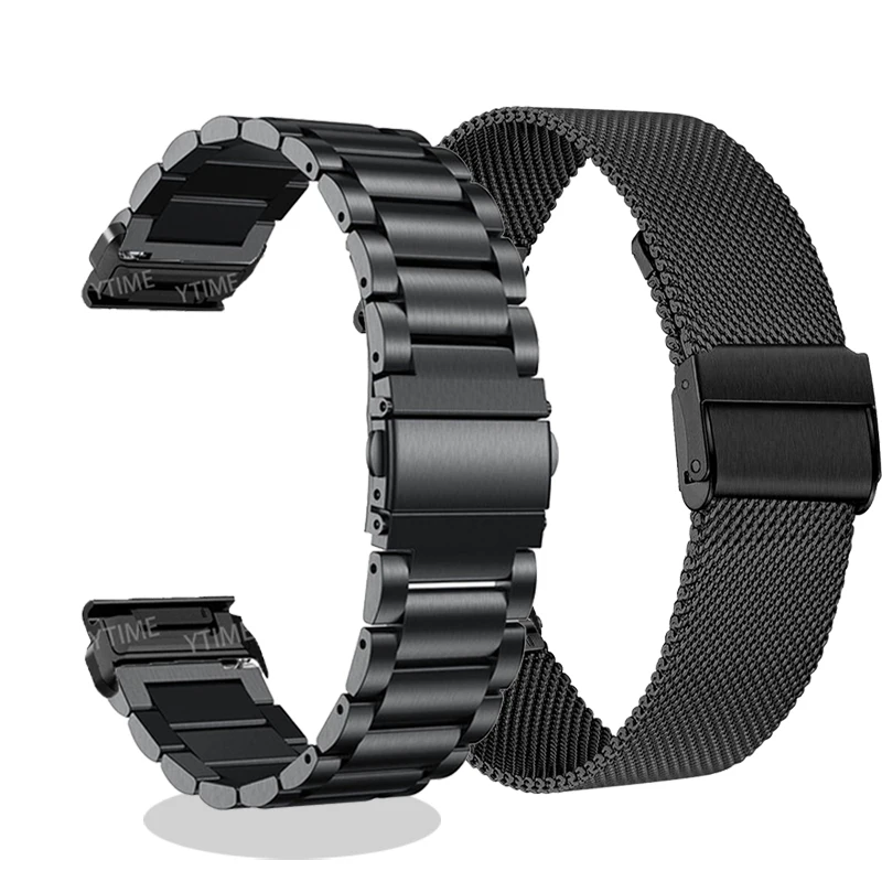 Forerunner 945 955 965 935 kovový remienok 22 mm rýchle ľahké hodinky z nehrdzavejúcej ocele pre garminový zostup G1 / Instinct 2 Náramok