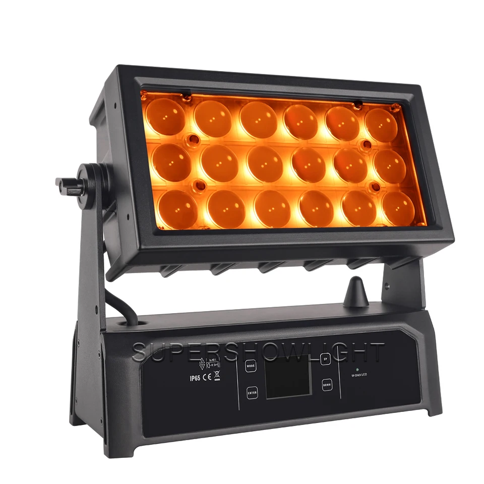 FORLED Povodeň IP65 Light Hotel Wall Washer 270Z Wash Zoom 18x15W 4 v 1 WDMX 2,4G Wireless Outdoor SGM P2 LED dióda