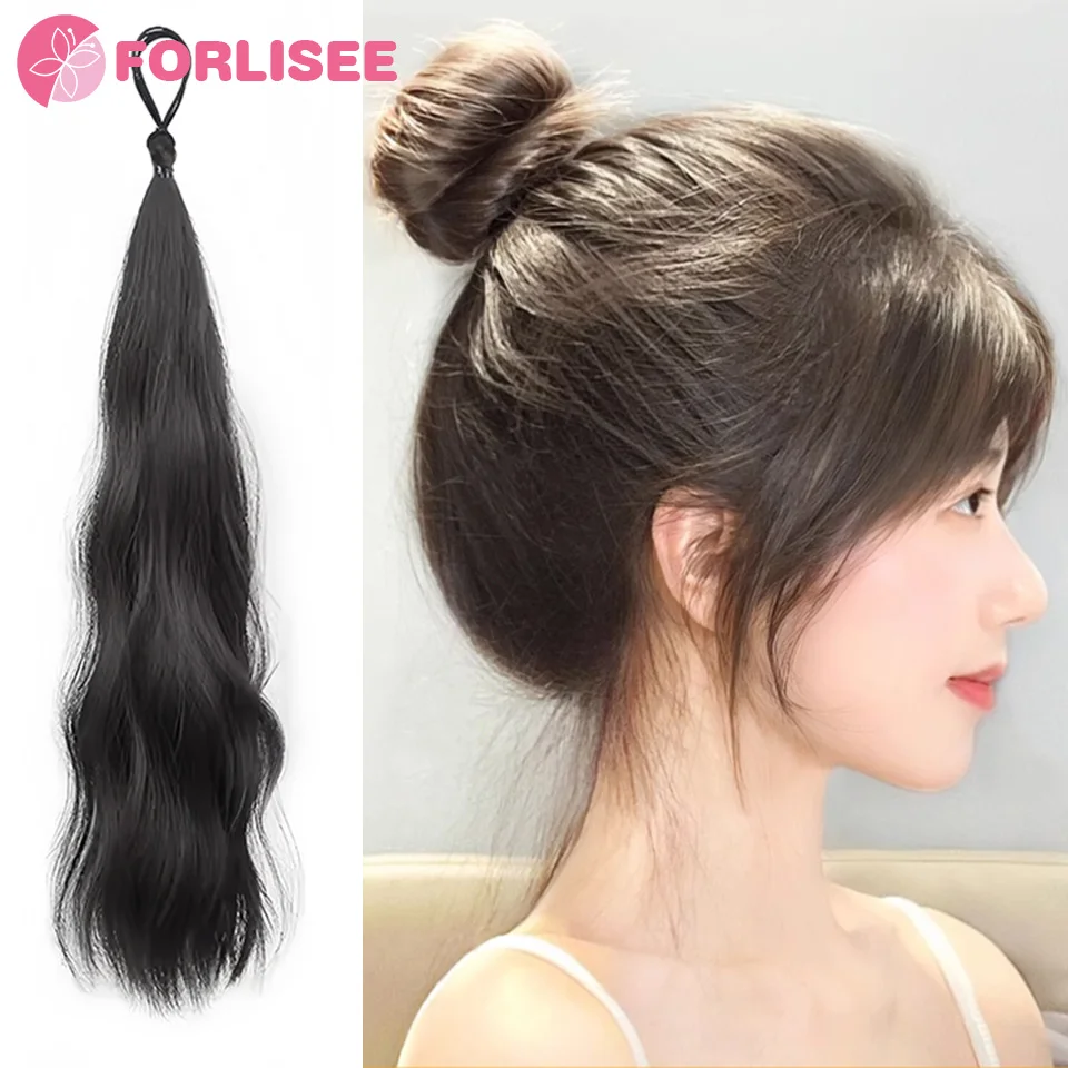 Forlisee syntetické vinutie guľôčkového prsteňa prsteň parochňu BUN HAIR BUN PRÍRODNÉ FLUFFY VLASTNÉ VLASTNÉ VLASTNÉ VLASTNÉ VLASTNÉ VLASTNÉ VLASTNÉ VLASTNÉ VLASTNÉ VLASTI