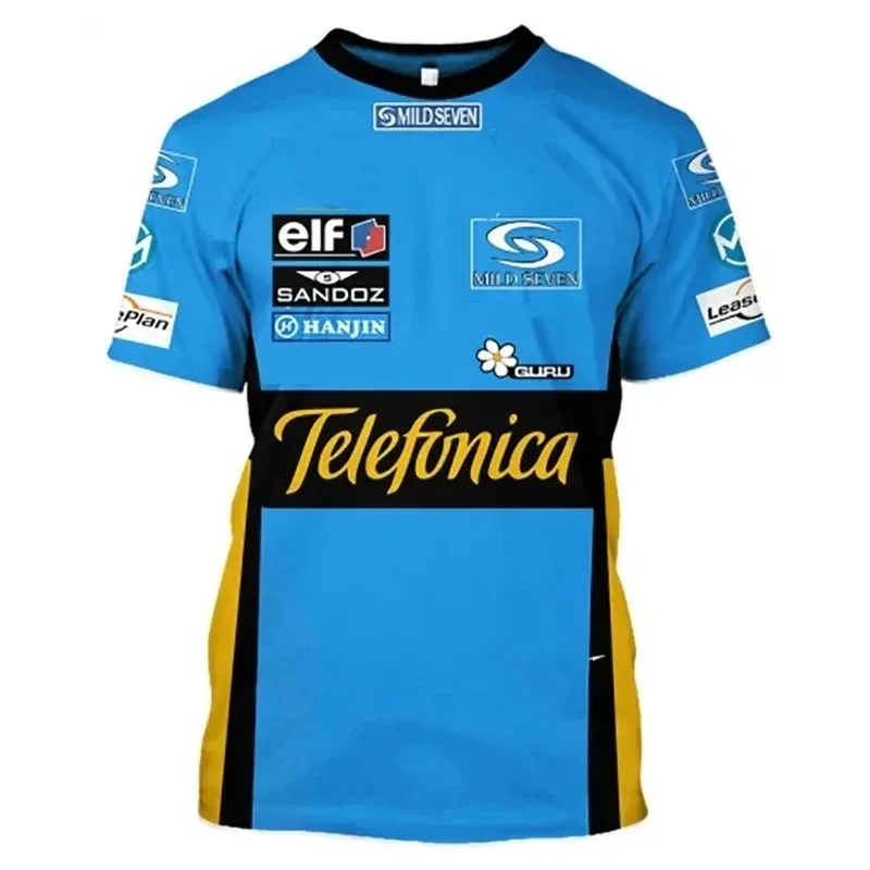 Formula F1 Racing Jersey Cycling Tirt Tshirt Extreme Sports Outdoor Sports Sport Tshreve Tirs Guifed Tops Summer Rýchle sušenie tričko