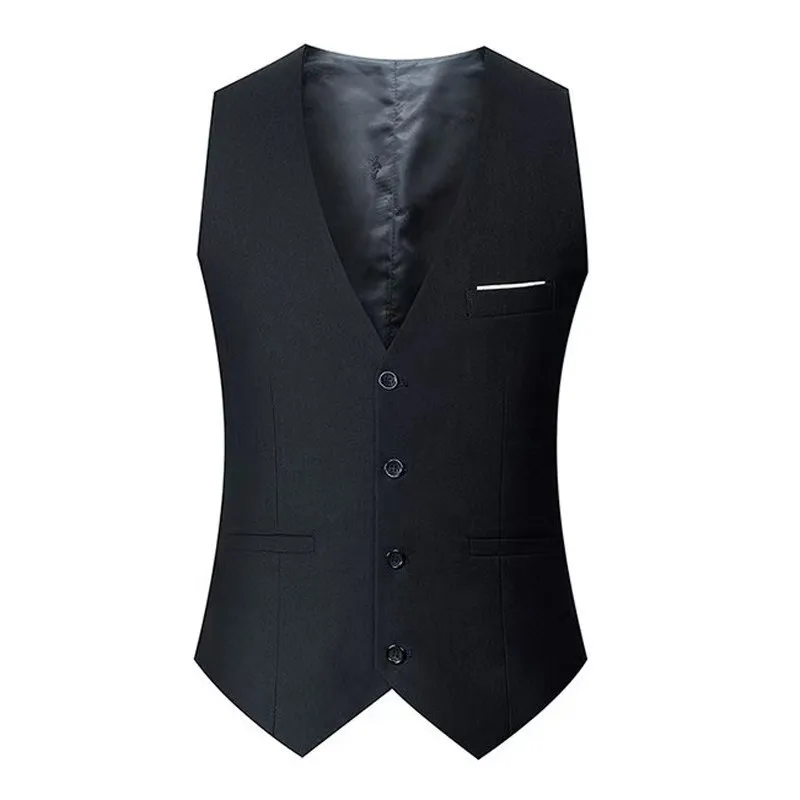 Formálne pánske vesty Šaty Slim Fit Tuxedo vesty pre mužov neformálne obchodné svadobné plesové vesty
